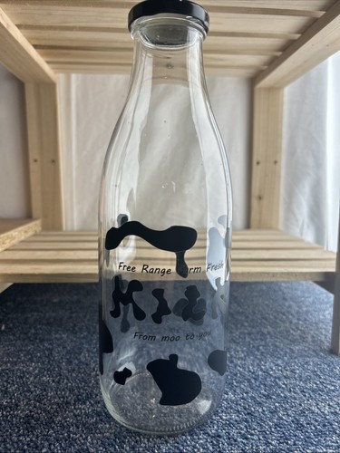 Over sized cow print glass - sized,