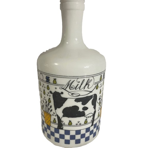 Bottiglia vetro latte - , bianco