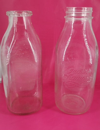 Old quart size bottiglia - quart, latte
