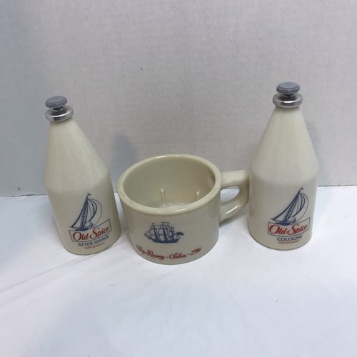 Vintage old spice - old, vetro