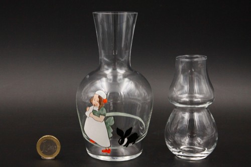 Rarità caraffa vetro con - rarità!,